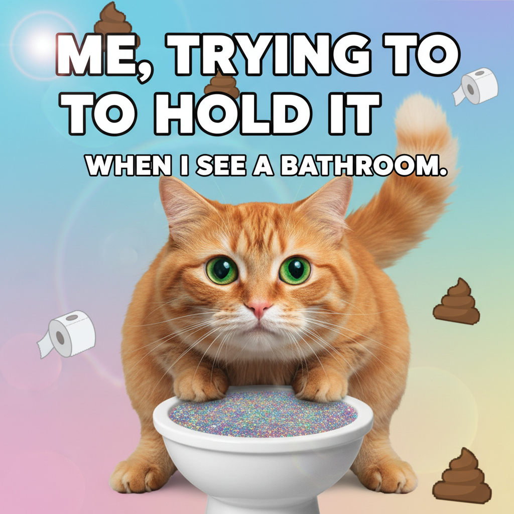 My pet just stared into my soul while pooping. The duality of pet ownership.