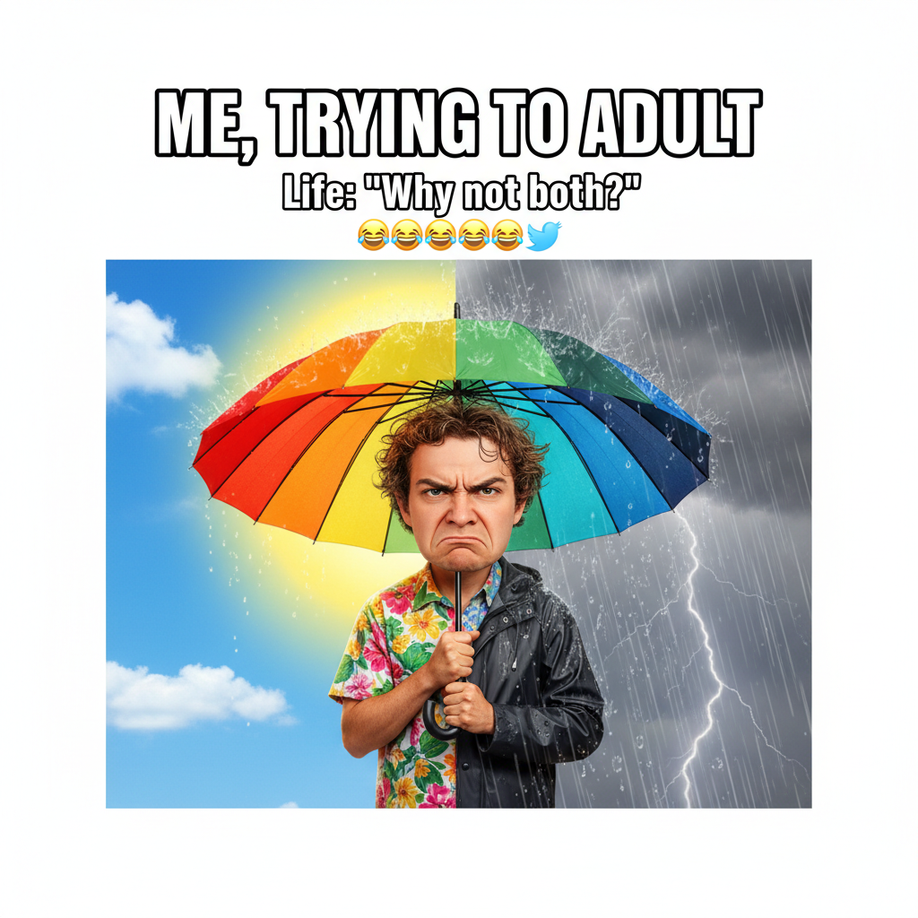 My region's weather forecast: 'Surprise! It's still terrible.' #WeatherComplaints