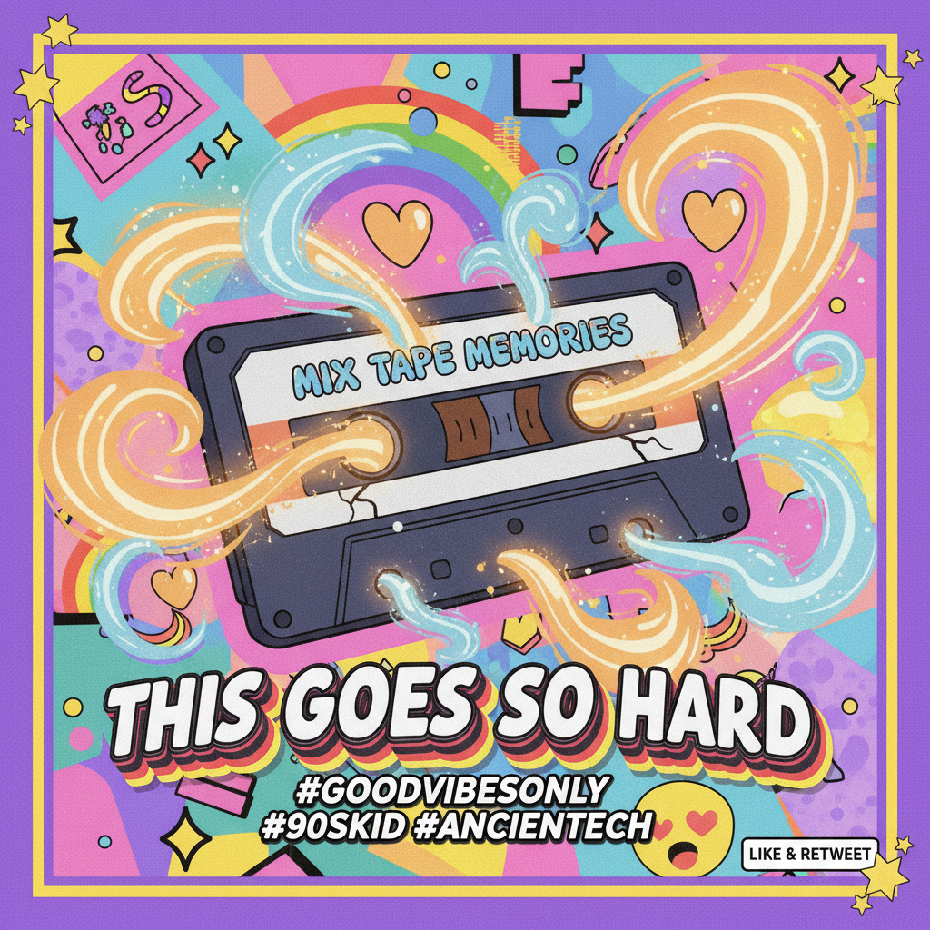 Hearing that one song from your childhood and suddenly you're 8 again. The power it holds! ✨