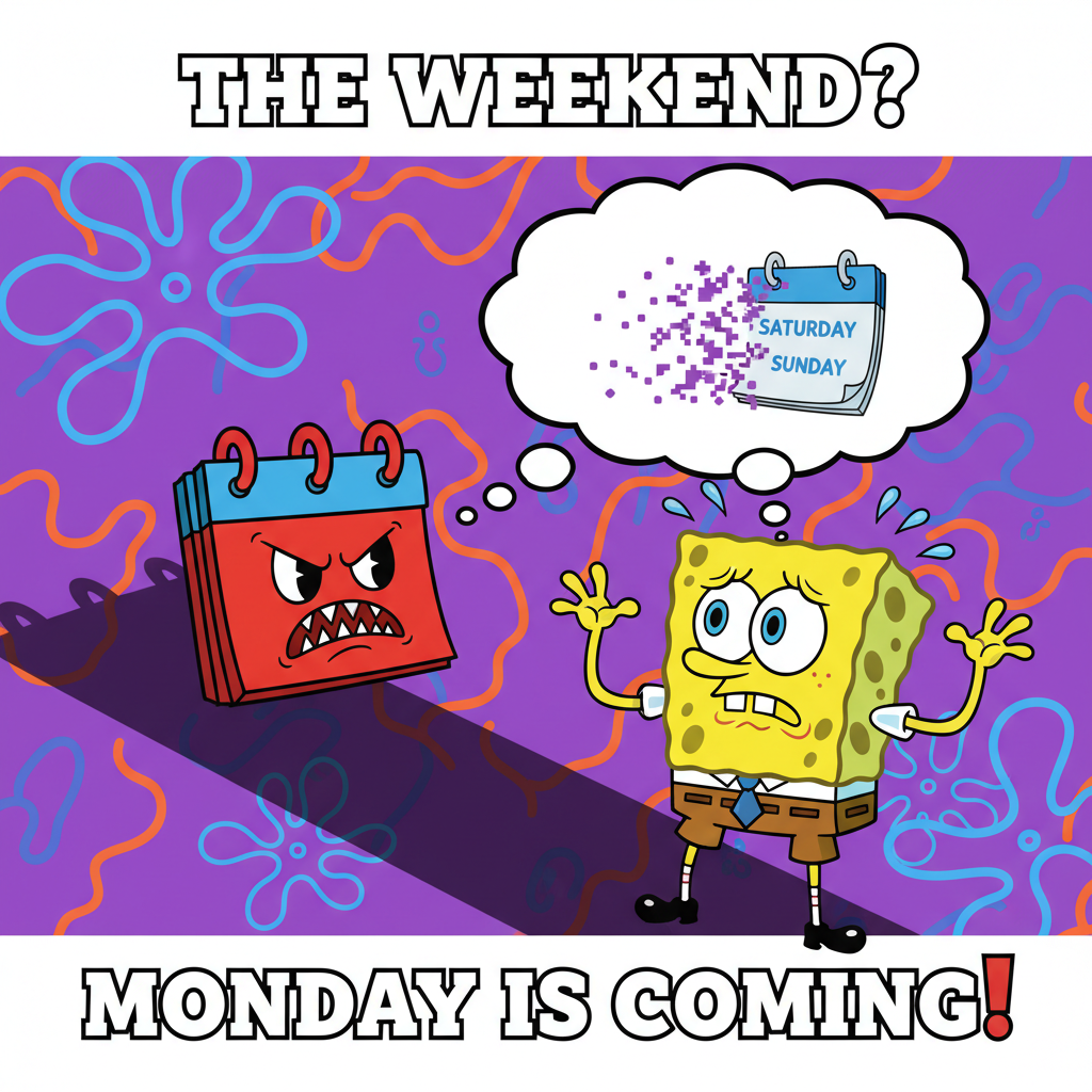 My brain trying to process that it's Sunday night and the weekend is over