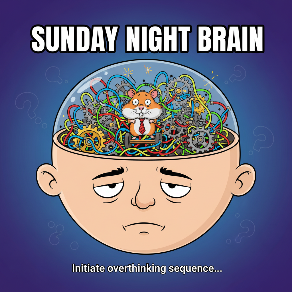 My brain on Sunday night trying to remember what 'relaxing' feels like