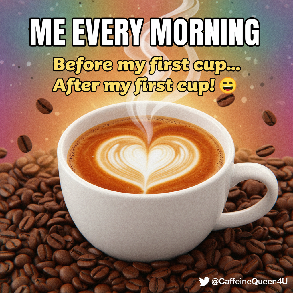 My blood type is coffee. My love language is a fresh brew. My spirit animal is a barista.