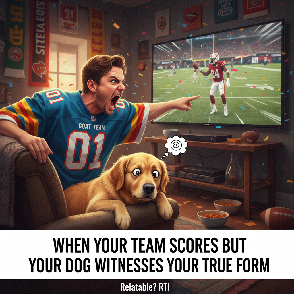 My team won. My neighbor's dog now knows every curse word in the dictionary.