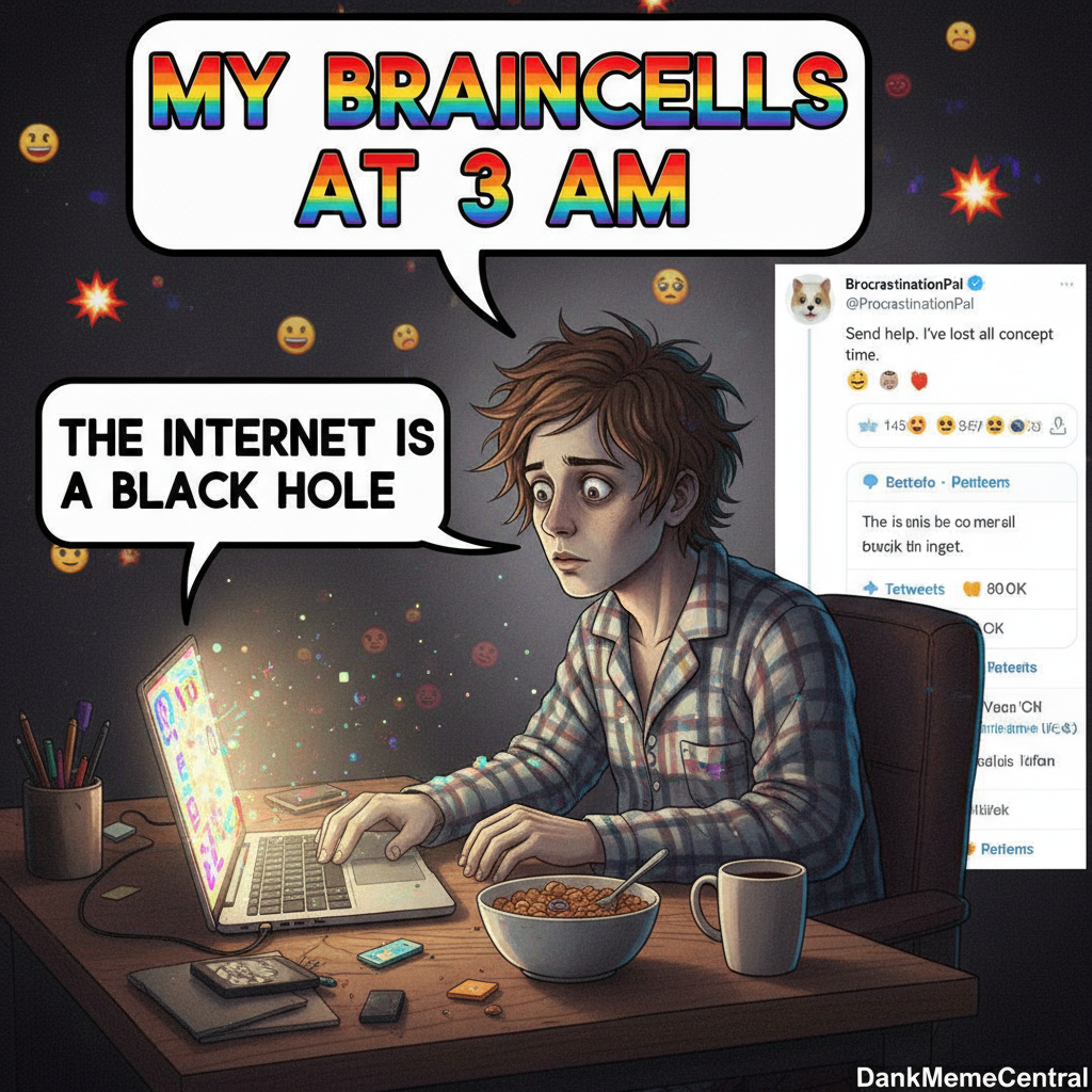 My WFH uniform is 50% pajamas, 50% existential dread. Productivity: 0%.