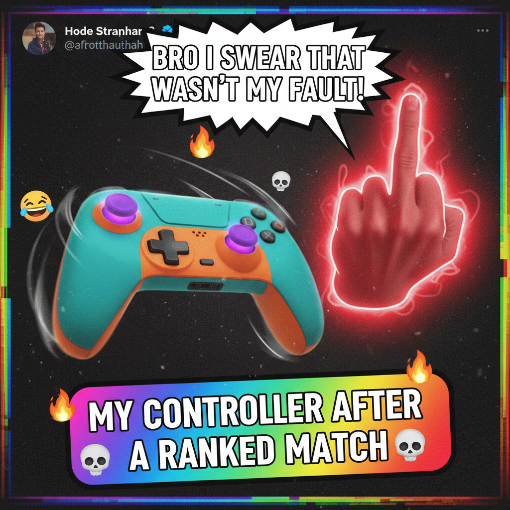 My controller just flew across the room. It's not me, it's the game's fault.