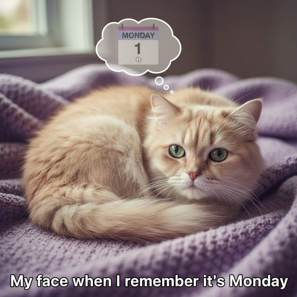 When you're trying to enjoy Sunday but Monday's shadow is already looming