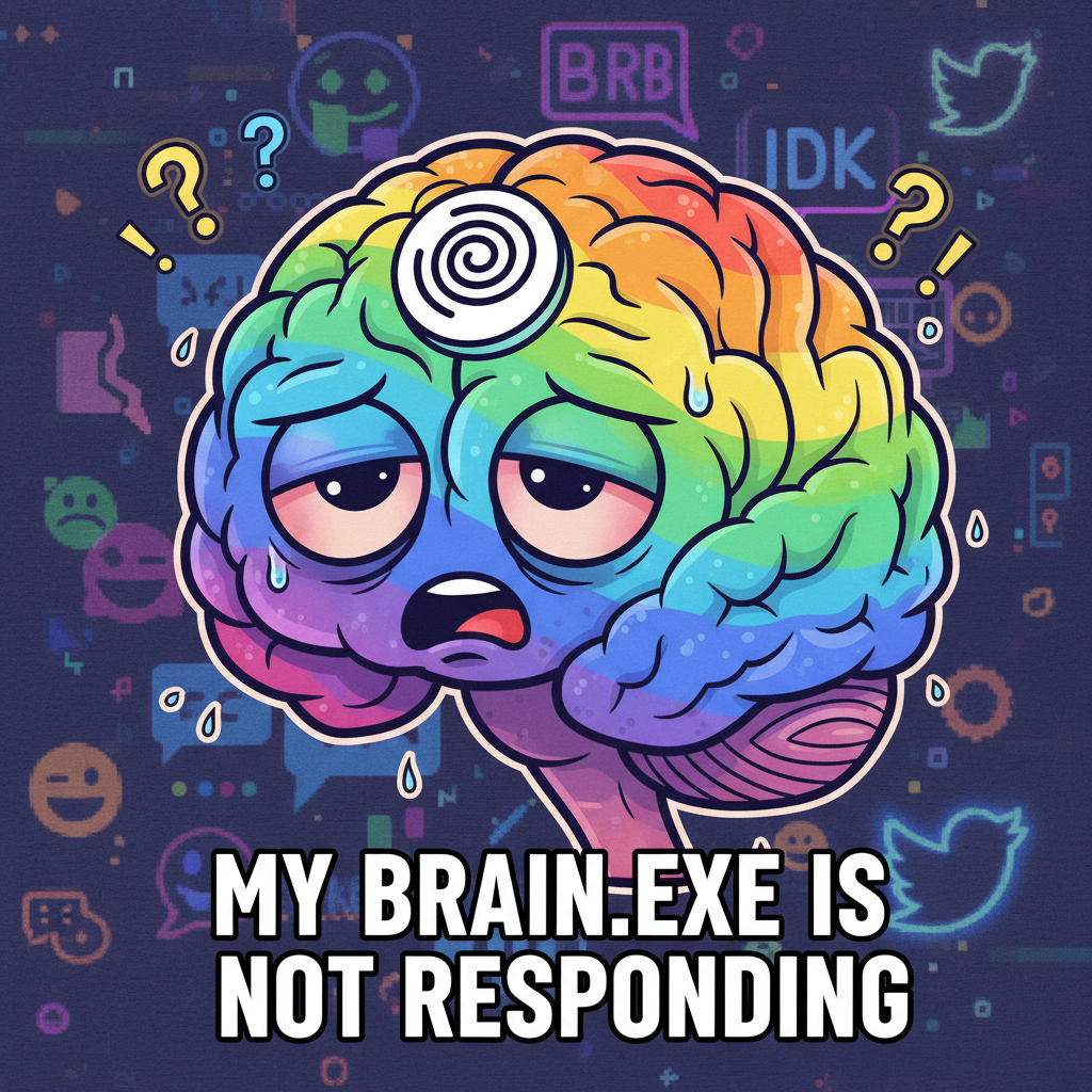 My brain on Monday mornings: buffering... buffering... still buffering.