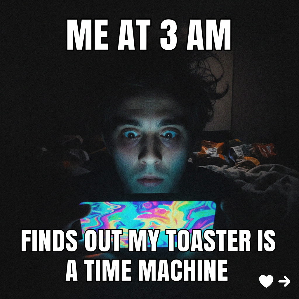 Me: 'I'll just check Twitter for 5 mins.' *2 hours later* My phone: 'Are you still there?'