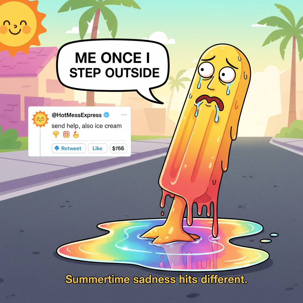 It's 75° and sunny, but someone WILL complain it's 'too hot to function.'