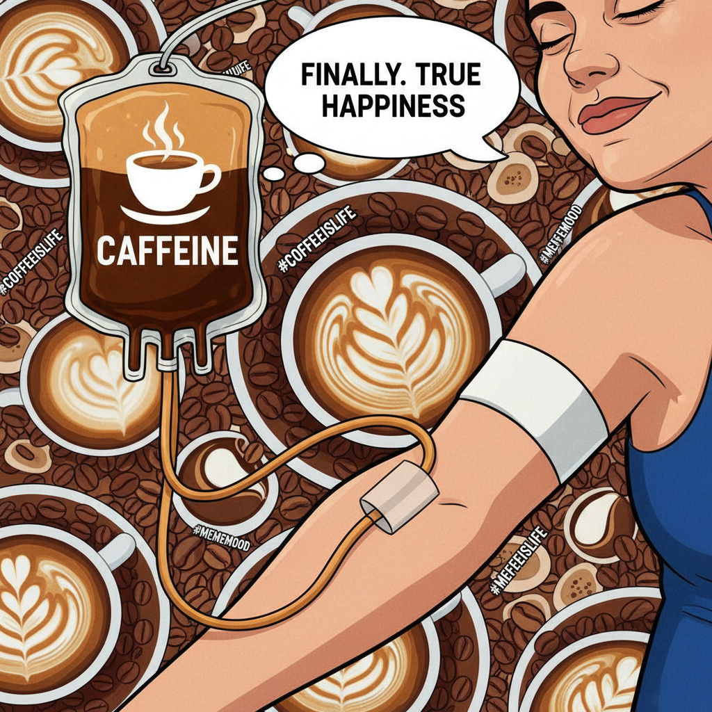 My blood type is coffee. My personality is also coffee.