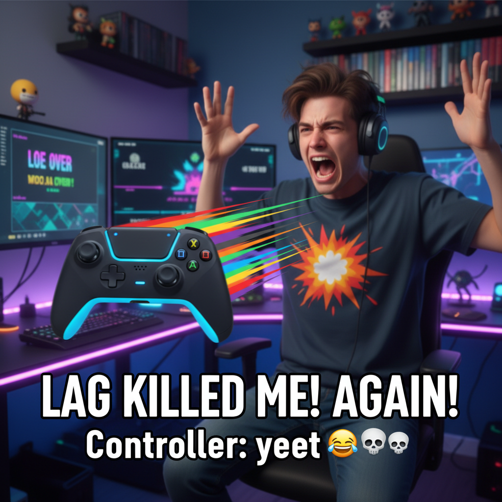 My controller just flew across the room. It wasn't my fault. The game cheated. 😤