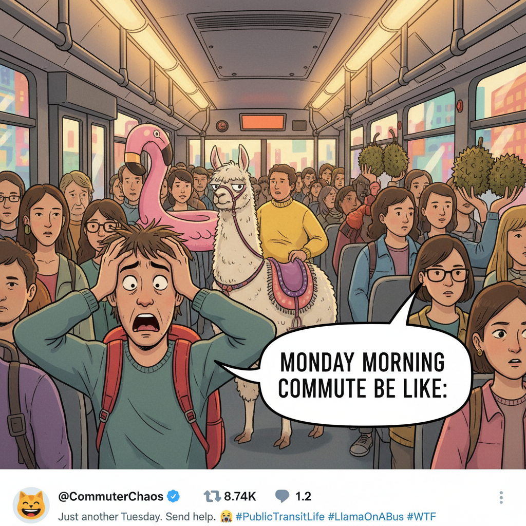 Public transport is just a social experiment you didn't sign up for.