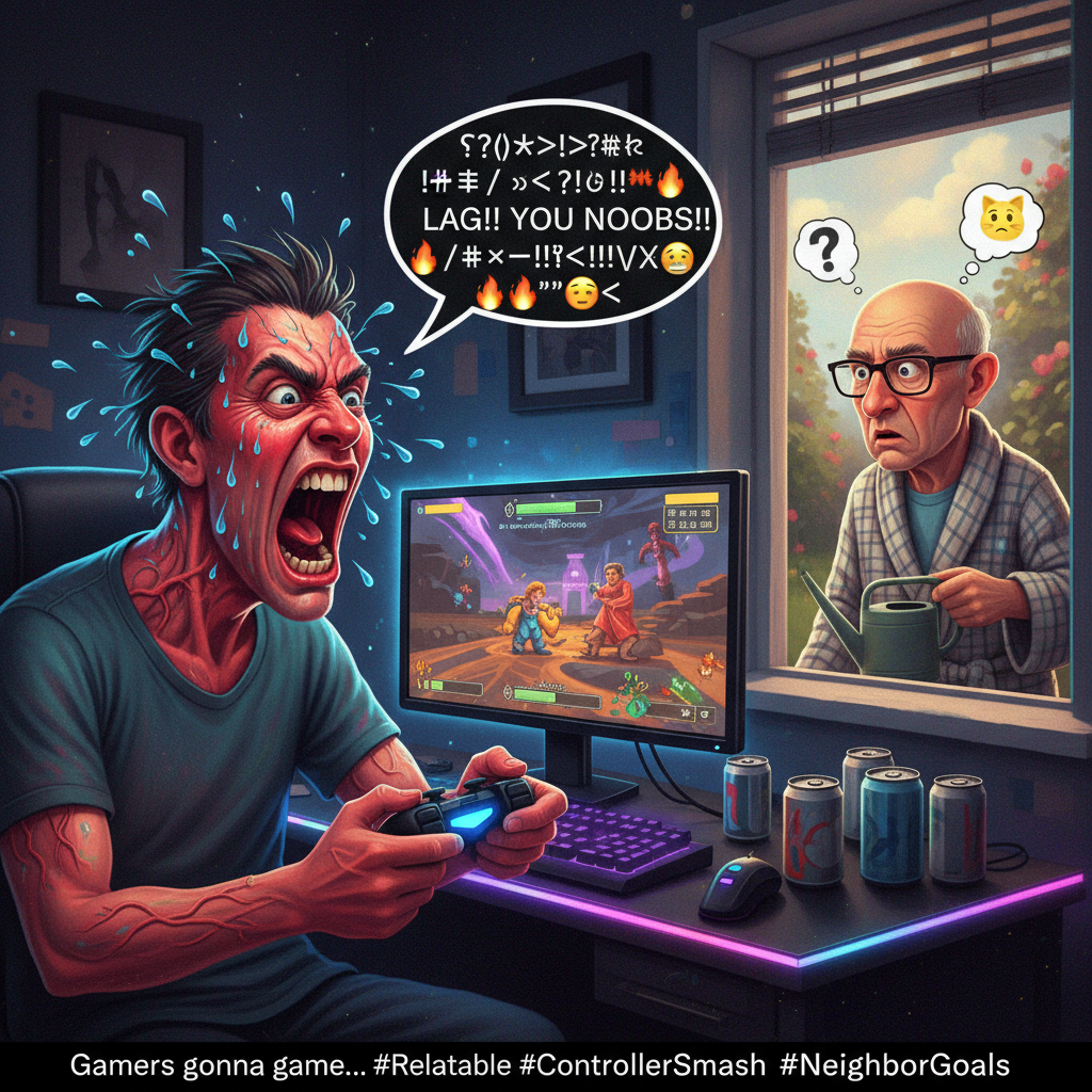 My neighbors definitely think I'm fighting a small bear when I'm just losing at Call of Duty.