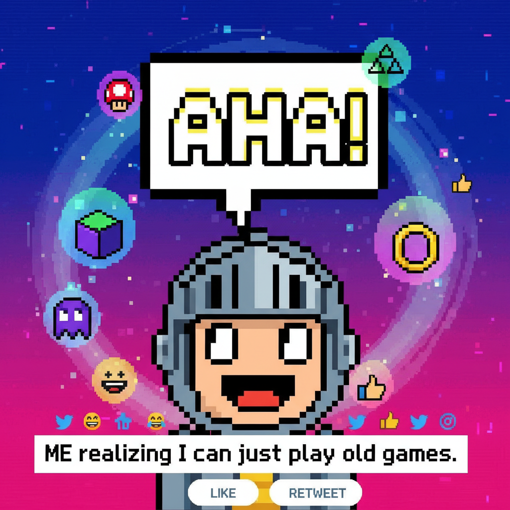 POV: You hear THAT specific sound effect from a retro game and unlock 100 forgotten memories.