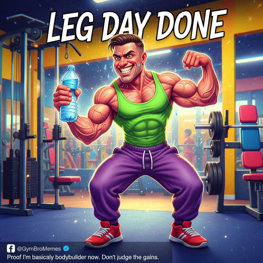 Went to the gym, lifted my water bottle, and called it a day. Progress, not perfection.