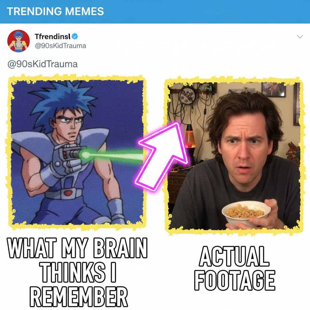 Rewatched my favorite 90s cartoon. The life lessons hit different now. And the animation is... special.