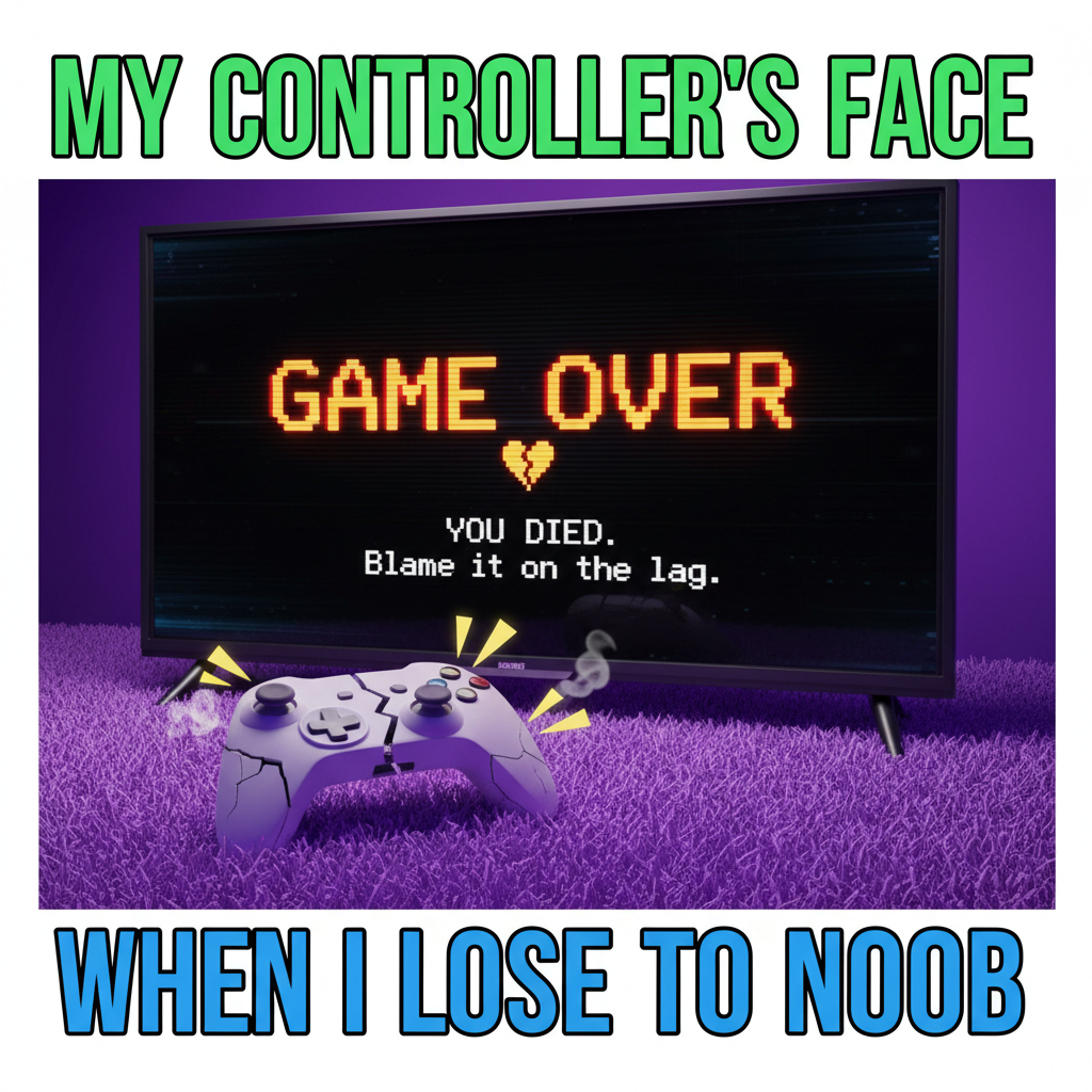 My controller just flew across the room. It's fine, I'm fine, everything is fine.