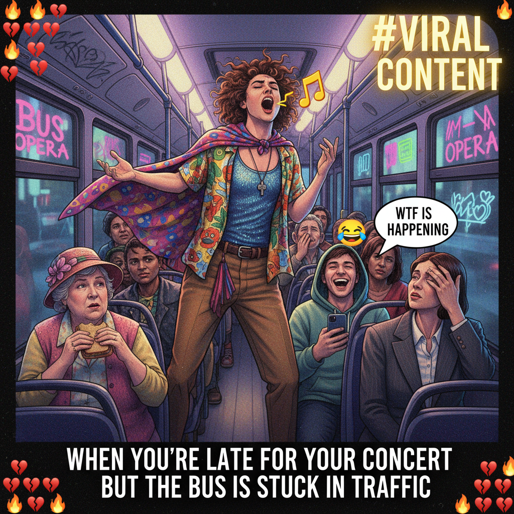 Just witnessed a full-blown opera performance on the bus. Peak public transport.