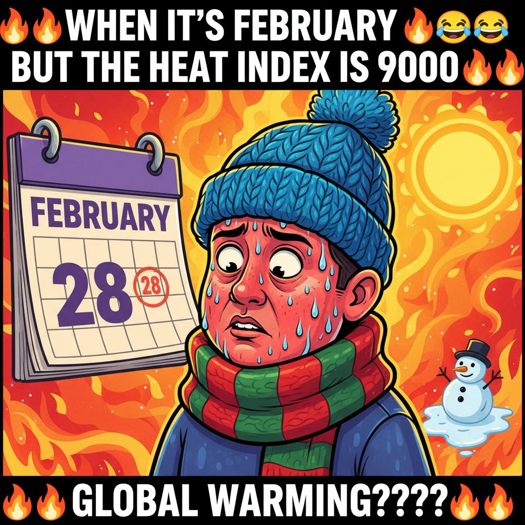 It's 75°F in February and my AC is on. Climate change is wild, y'all. 🥵