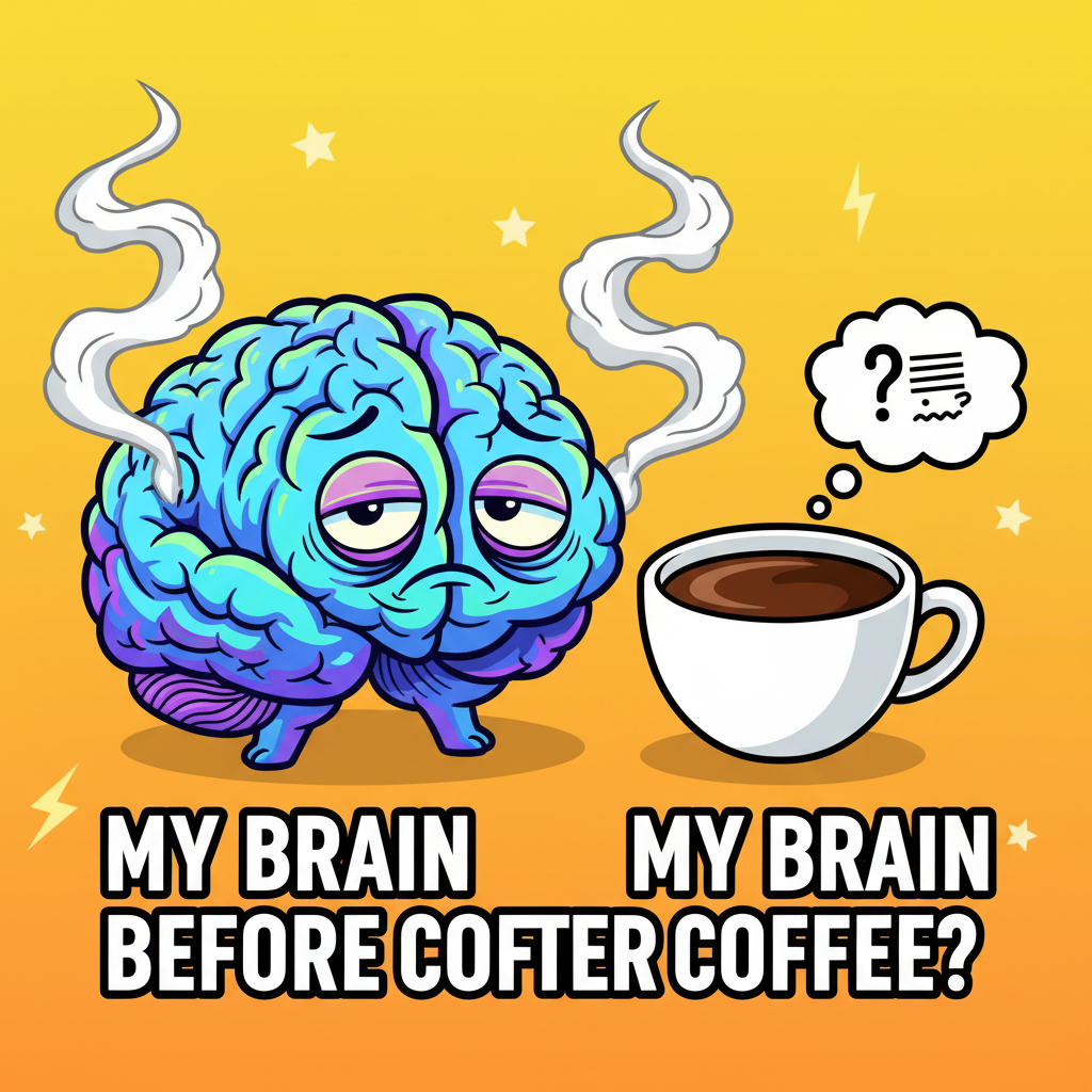 My brain on Monday morning: 'Did I actually sleep or just close my eyes really hard?'