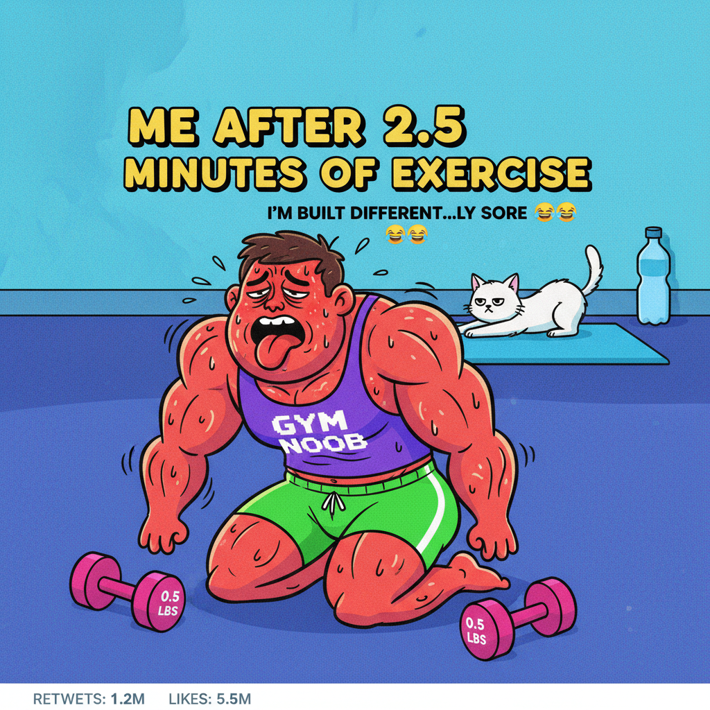 Went to the gym. Did one rep. Now I'm sore in muscles I didn't know existed. Worth it.