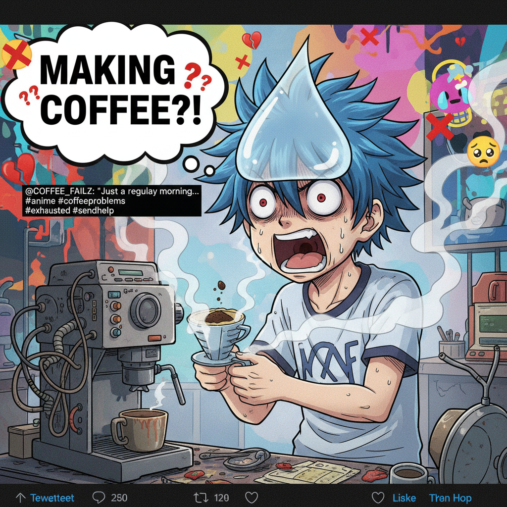 Me trying to adult after 3 hours of sleep: *anime sweat drop*