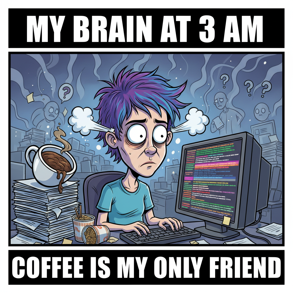 My brain cells trying to function on a Monday morning