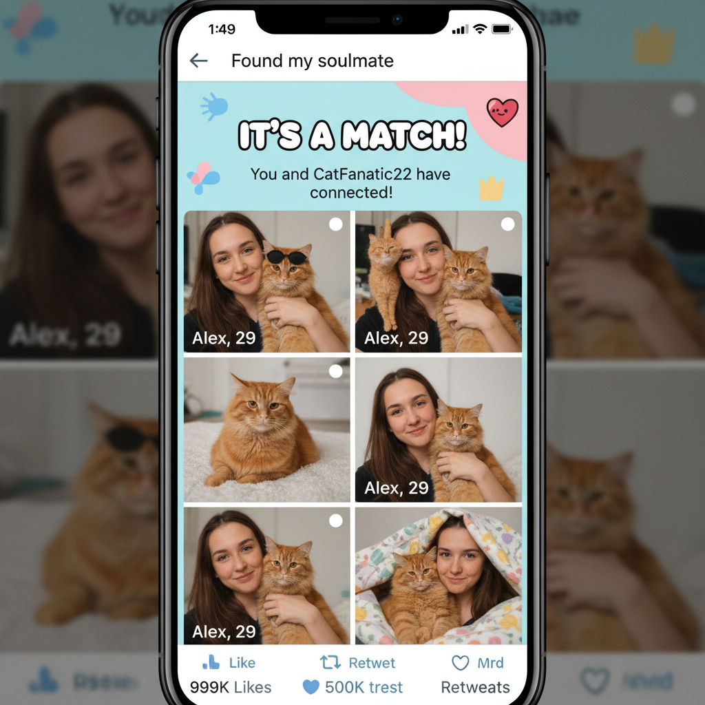 Matched with someone who only posts pics with their cat. I think I found my soulmate.