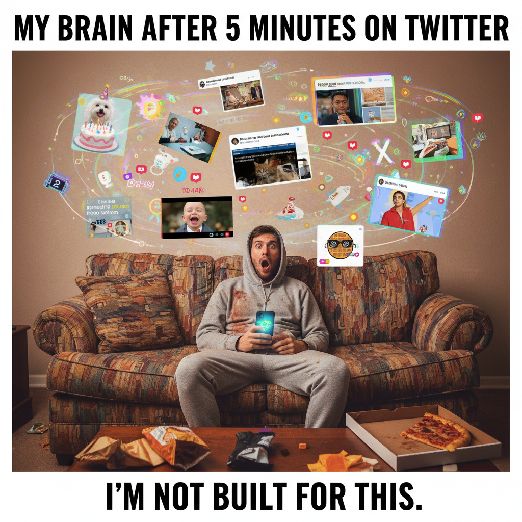 Just spent 3 hours scrolling and now I know everything about a stranger's dog's birthday party.