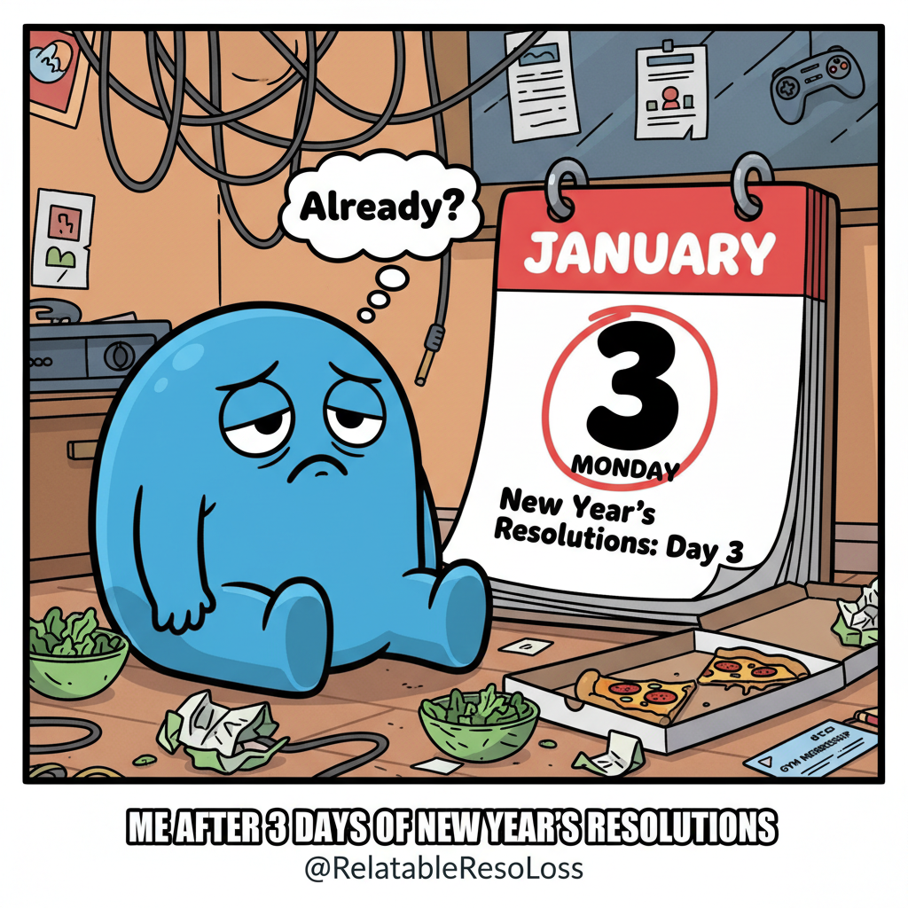 My New Year's resolution lasted longer than my phone battery. Almost.
