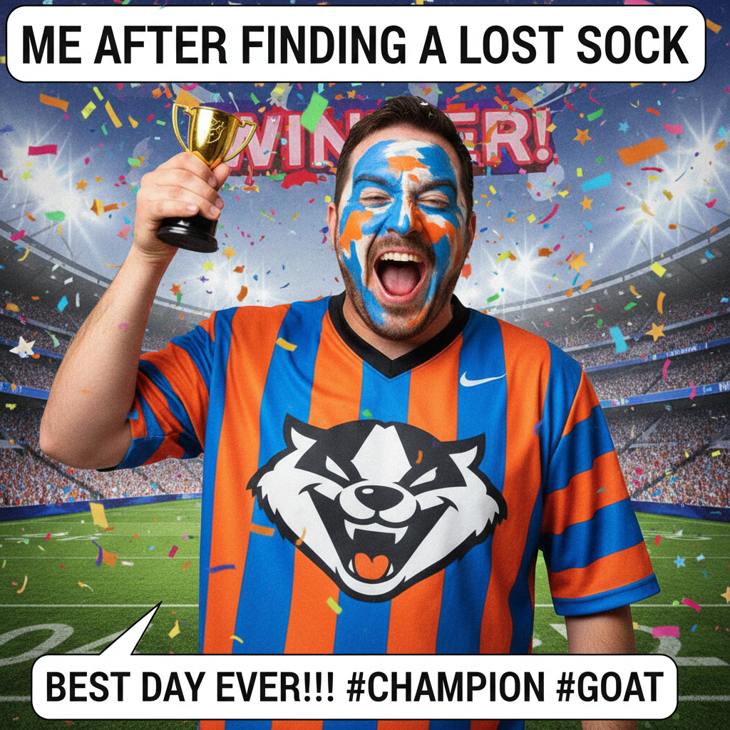 My team won. I've already planned the parade route. #SportsFans