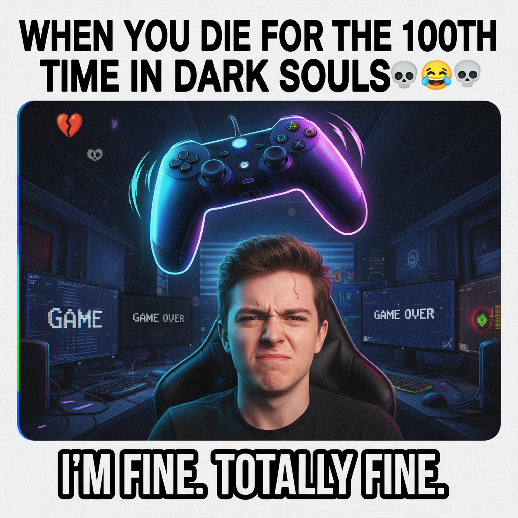 My controller is now in orbit. This game is fine. I am fine. Everything is fine.