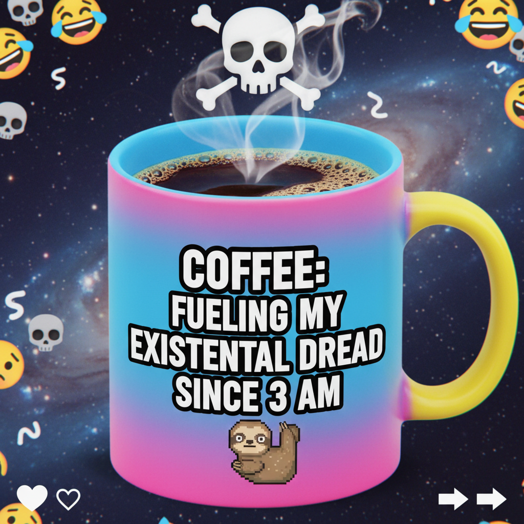 My blood type is now 90% coffee, 10% existential dread. Good morning!