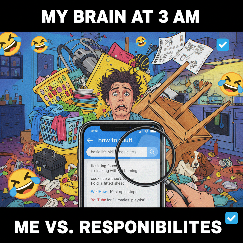 Adulting is just constantly googling 'how to' for things your parents knew instinctively.