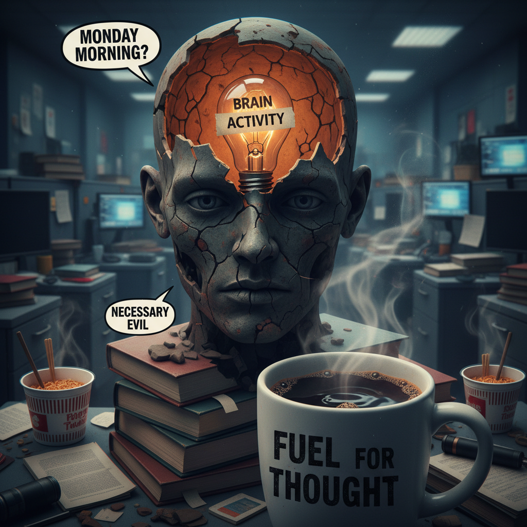 My brain on Monday mornings is just elevator music for the void.