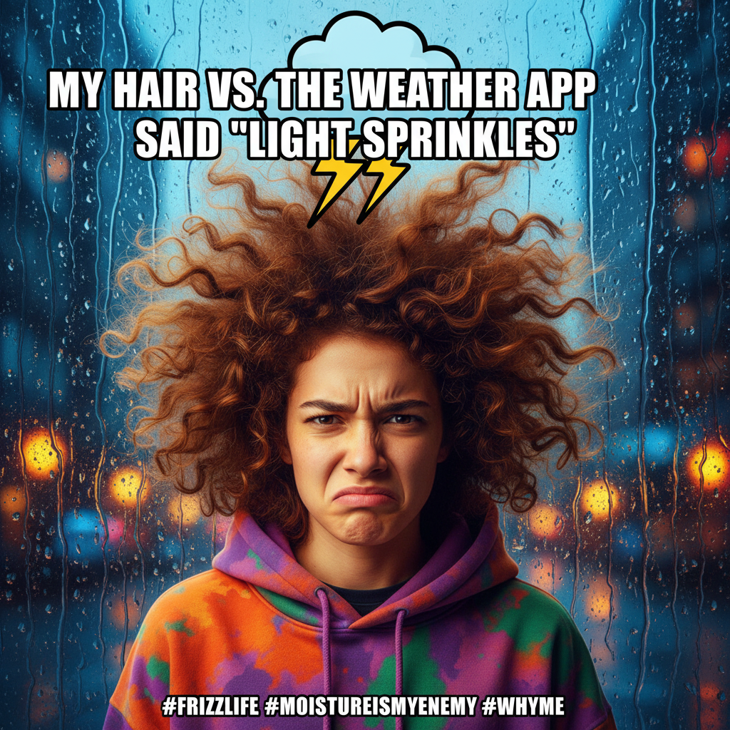 It's 90 degrees and raining. My hair is confused, my soul is tired. What IS this weather?!