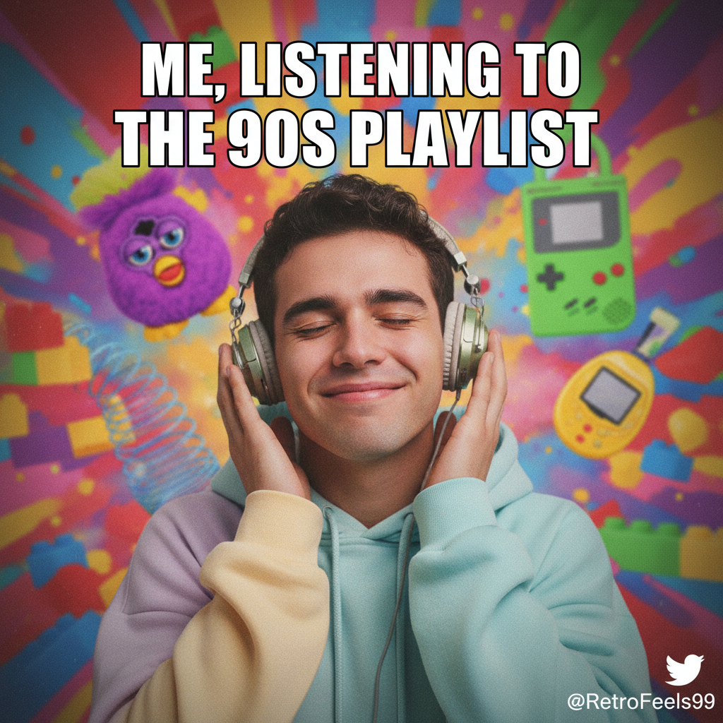 Hearing that one song from your childhood and suddenly you're 8 again, no bills, no responsibilities.