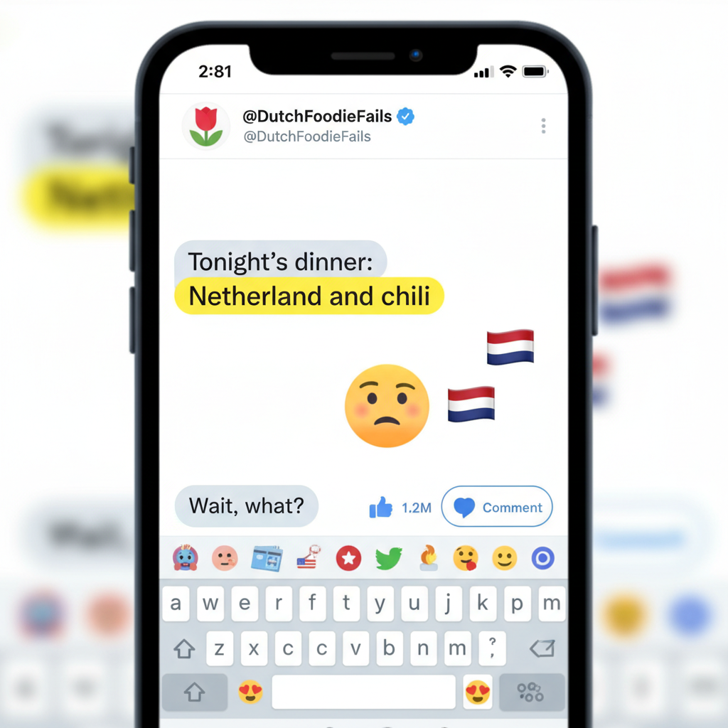 My phone autocorrected 'Netflix and chill' to 'Netherland and chili.' Guess I'm moving.