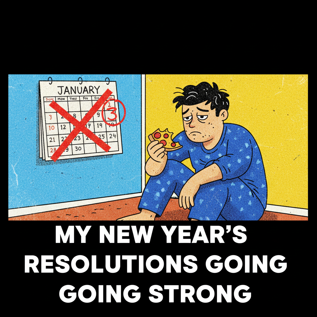 My New Year's resolution lasted 3 days. Guess I'll try again in 2025. #Fail