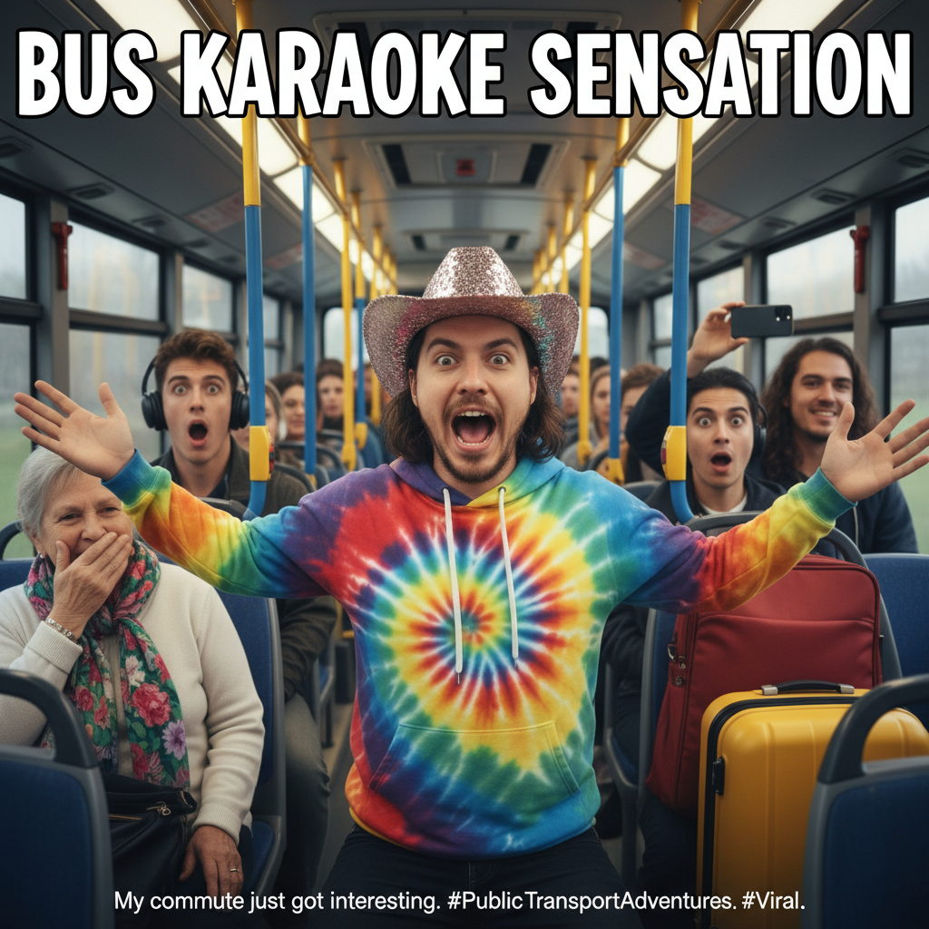 Just witnessed a full-blown opera on the bus. Public transport is wild.