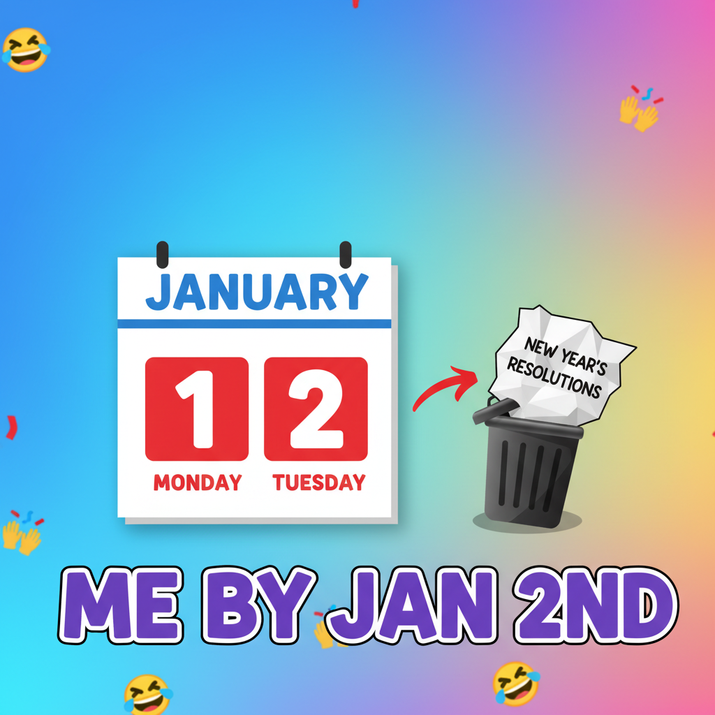 My New Year's resolution lasted until January 2nd. Did I even try?