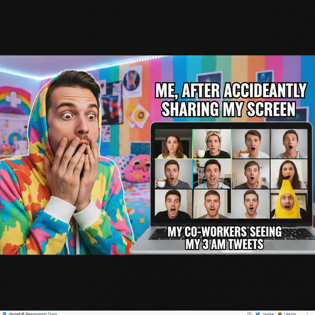 My mic was on during that whole Zoom meeting... I was singing show tunes.