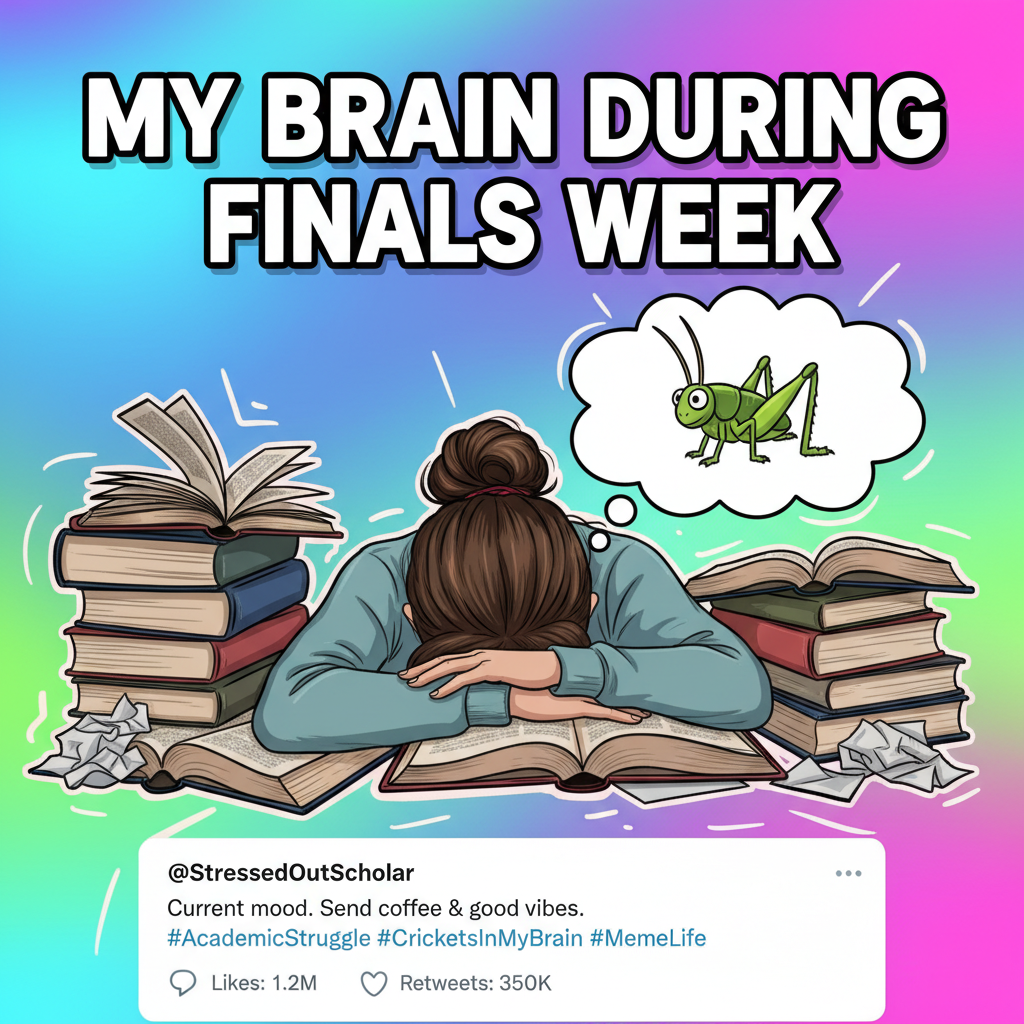 Me trying to remember anything for this exam after 3 hours of 'studying': *crickets*