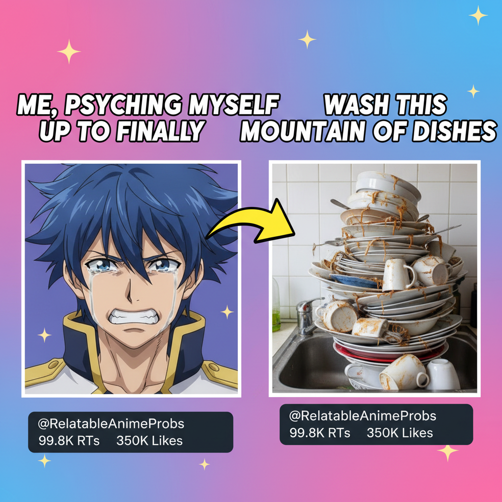 When real life hits harder than a shonen anime protagonist's backstory.