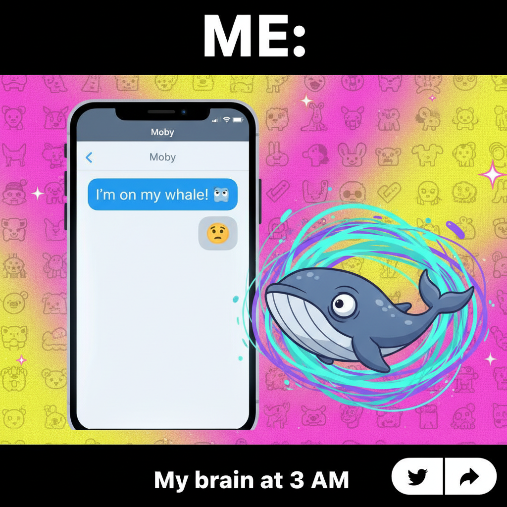 Autocorrect changed 'I'm on my way!' to 'I'm on my whale!' My boss is confused.