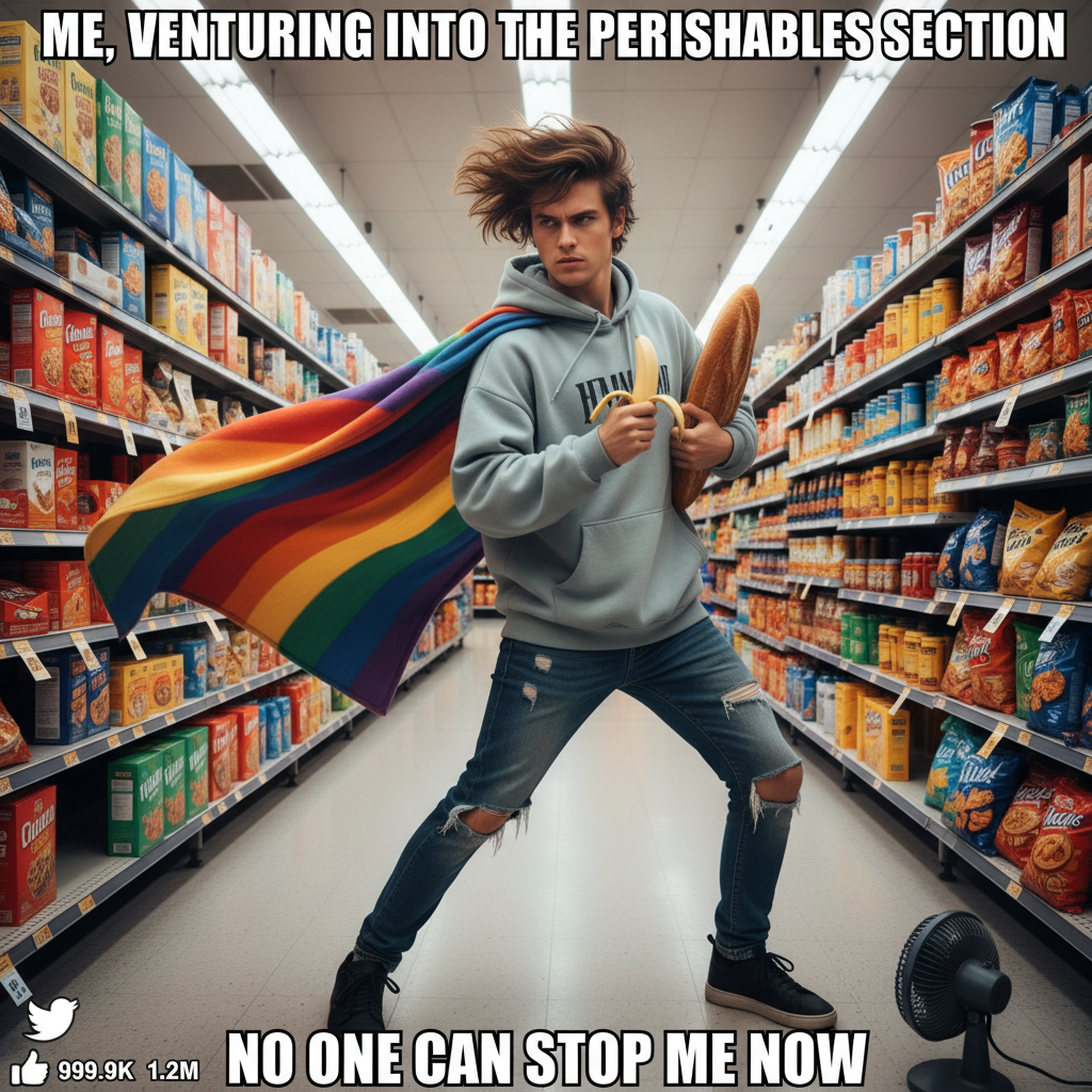 Me trying to react to real-life problems like I'm in an anime opening. *dramatic wind*