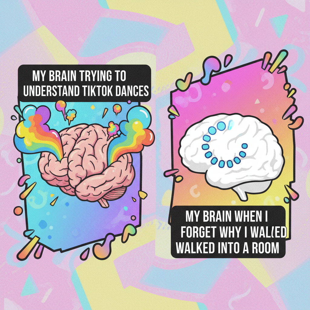 My brain on Monday morning trying to remember literally anything.