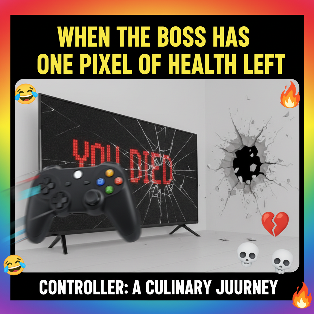 My controller just became a projectile. Send help. Or a new controller.