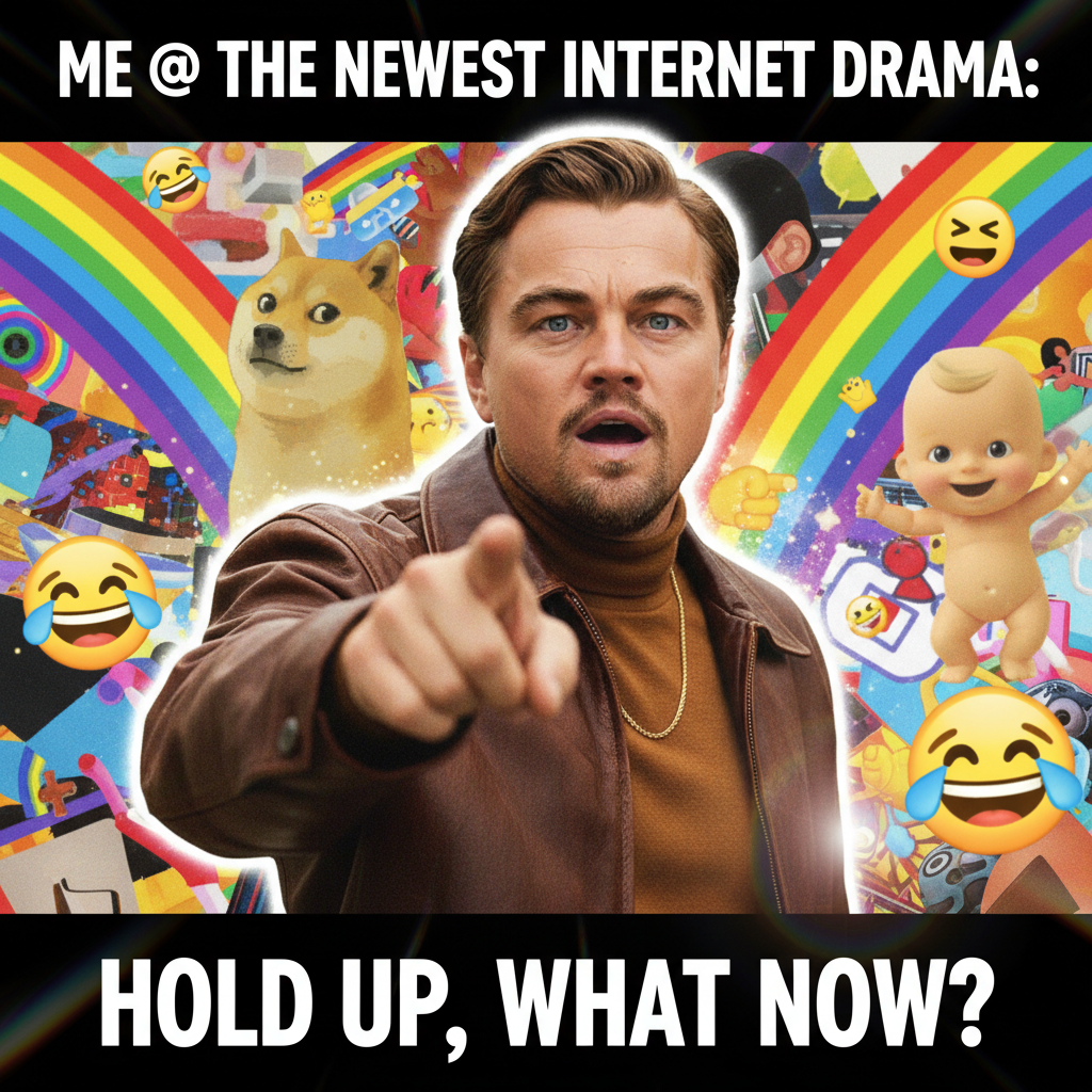 Me reacting to literally any plot twist: *Leo DiCaprio pointing meme*