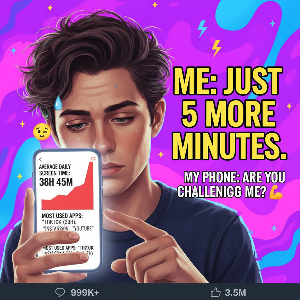 My screen time report is basically a memoir at this point.